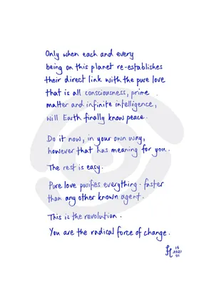 You are the radical force of change